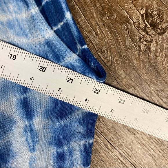 Exist Gauze Dress Free Size Tie Dye Boho Hippie Sundress Beach Cover Up Rayon - Picture 7 of 8